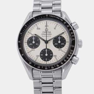 Pre Owned Omega Speedmaster 3510.21 Automatic White Stainless Steel Men's Wristwatch 39 mm