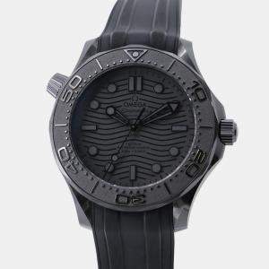 Pre Owned Omega Seamaster 210.92.44.20.01.003 Automatic Black Ceramic Men's Wristwatch 43.5 mm