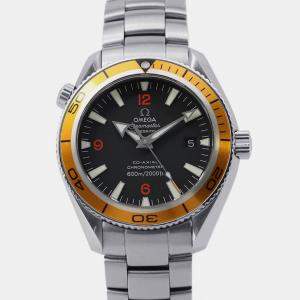 Pre Owned Omega Seamaster Planet Ocean 2209.50.00 Automatic Black Stainless Steel Men's Wristwatch 42 mm