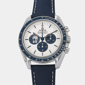 Pre Owned ساعة يد رجالية أوميغا سبيدماستر 310.32.42.50.02.001 تعبئة يدوية فضية ستانلس ستيل 42 مم