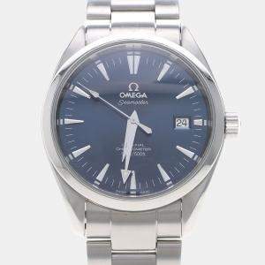 مملوكة مسبقًا Omega Seamaster Aqua Terra Automatic Stainless Steel Men's Wristwatch 39 mm