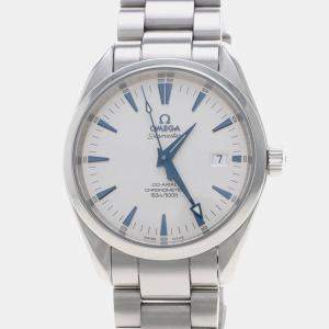 Pre Owned Omega Seamaster Aqua Terra Automatic Stainless Steel Men's Wristwatch 39mm