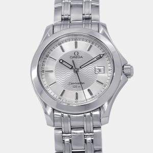 Pre Owned Omega Seamaster 2511.31 Silver Stainless Steel Automatic Men's Wristwatch 36mm