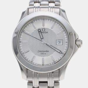 Pre Owned Omega Seamaster 2511.31 Silver Stainless Steel Quartz Men's Watches 36mm