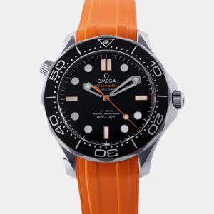 مملوكة مسبقًا Omega Seamaster Diver 300M 210.32.42.20.01.006 Black Stainless Steel Automatic Men's Watches 42mm