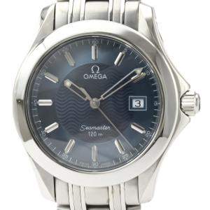 Omega Blue Stainless Steel Seamaster 120M Quartz 2511.81 Men's Wristwatch 36 MM
