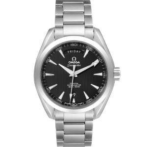 Omega Black Stainless Steel Aqua Terra 150m Co-Axial 231.10.42.22.01.001 Men's Wristwatch 41.5 MM