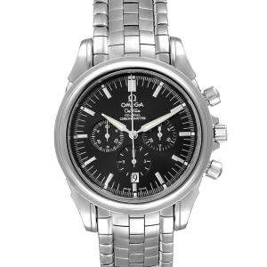 Omega Black Stainless Steel DeVille Co-Axial Chronograph 4541.50.00 Men's Wristwatch 41 MM