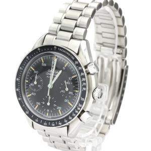 Omega Black Stainless Steel Speedmaster 3510.50 Automatic Men's Wristwatch 39 MM