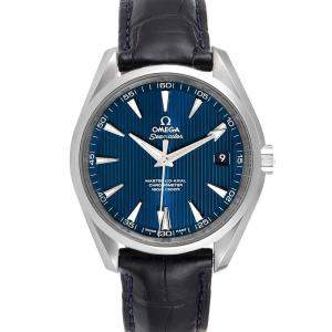 Omega Blue Stainless Steel Seamaster Aqua Terra 231.13.42.21.03.001 Men's Wristwatch 41.5 MM