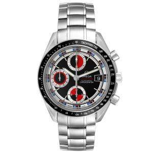 Omega Black Stainless Steel Speedmaster 3210.52.00 Men's Wristwatch 40MM