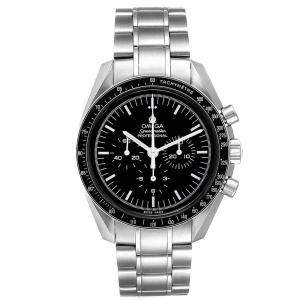Omega Black Stainless Steel Speedmaster Moonwatch 311.30.42.30.01.005 Men's Wristwatch 42MM