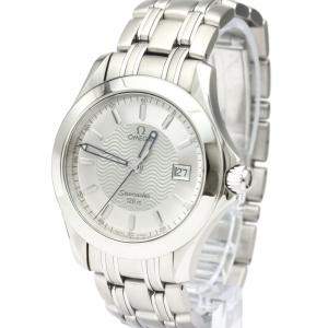Omega Silver Stainless Steel Seamaster 120M Quartz 2511.31 Men's Wristwatch 36 MM