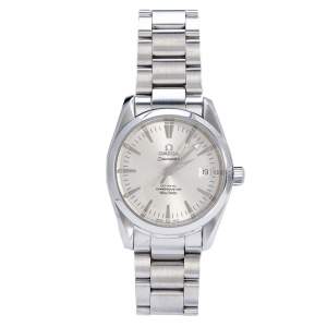 Omega Silver Stainless Steel Seamaster Aqua Terra 2504.30 Men's Wristwatch 36MM
