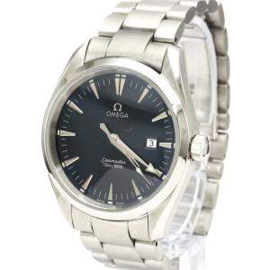 Omega Blue Stainelss Steel Seamaster Aqua Terra Quartz 2517.80 Men's Wristwatch 39 MM