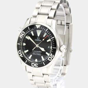 Omega Black Stainless Steel Seamaster James Bond 2262.50.00 Men's Wristwatch 26 MM
