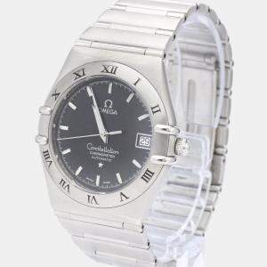 Omega Grey Stainless Steel Constellation 1502.40 Automatic Men's Wristwatch 35 mm