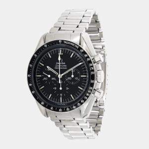 Omega Black Stainless Steel Speedmaster 145.022-74 Automatic Men's Wristwatch 40 mm