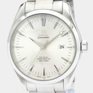 Omega Silver Stainless Steel Seamaster Aqua Terra 2502.30 Men's Wristwatch 42 mm