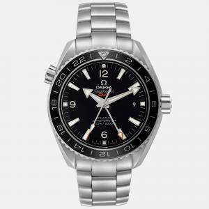 Omega Black Stainless Steel Seamaster Planet Ocean 232.30.44.22.01.001 Automatic Men's Wristwatch 43.5 mm