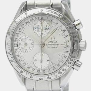 Omega Silver Stainless Steel Speedmaster 3523.30 Automatic Men's Wristwatch 39 mm