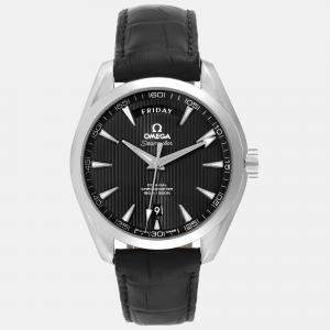 Omega Black Stainless Steel Seamaster Aqua Terra 231.13.42.22.01.001 Automatic Men's Wristwatch 41.5 mm