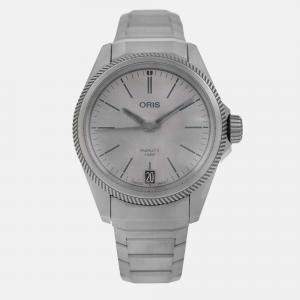 Pre Owned Oris Propilot X 01.400.7778.7153 Automatic Gray Dial Titanium Men's Wristwatch 38mm
