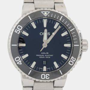 Pre Owned Oris Aquis Automatic Stainless Steel Men's Wristwatch 43.5mm