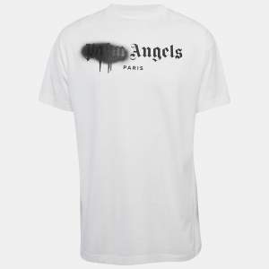 مملوكة مسبقًا Palm Angels Palm Angels Paris Sprayed Logo T-shirt L