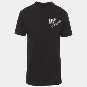 Pre Owned Palm Angels Black Back Print Jersey T-Shirt S