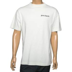 Palm Angels Light Mint Green Crew Neck Short Sleeve T-Shirt L