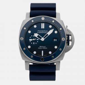 Pre-Owned Panerai Submersible QuarantaQuattro Blu Profondo PAM 1289