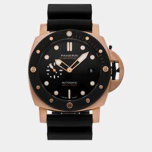 Panerai Submersible Goldtech PAM 1070 44 mm Automatic Men's Wristwatch 44MM