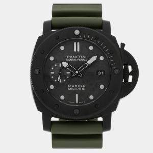 Panerai Submersible Marina Militare PAM 47 mm Automatic Men's Wristwatch 47MM