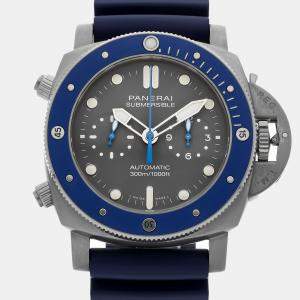 Panerai Submersible Chrono Guillaume Nery Edition PAM 982 Automatic Men's Wristwatch 47MM