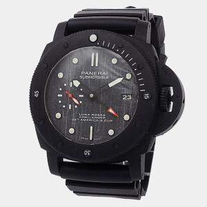 Panerai Submersible PAM01039 Automatic Grey Carbontech Men's Wristwatch 47 mm