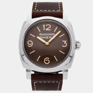 Pre-Owned Panerai Radiomir 1940 3 Days PAM 662 Automatic Blue Stainless Steel Men's Wristwatch 40 mm