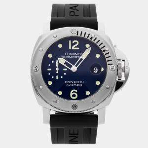 Pre Owned ساعة يد رجالية بانيراي لومينور سابمرسيبل PAM 731 أوتوماتيك 44 ملم مستعملة