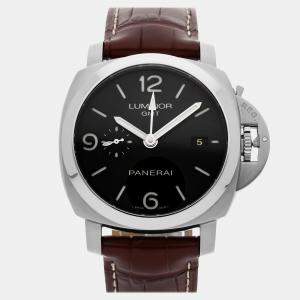 Pre Owned ساعة بانيراي لومينور 1950 3 أيام جي إم تي PAM 320 مستعملة