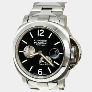Pre Owned Panerai Luminor PAM00171 Automatic Black Titanium Men's Wristwatch 44mm