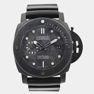 Pre Owned Panerai Submersible PAM02979 Automatic Grey Carbotech Titanium Men's Wristwatch 47 mm