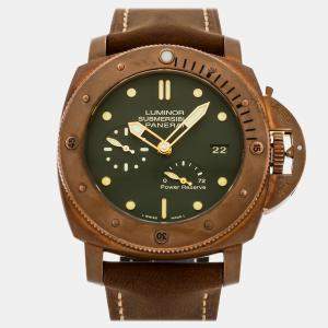Pre Owned Pre-Owned Panerai Luminor Submersible 1950 3 Days Power Reserve Bronzo PAM 507 Automatic 47 mm