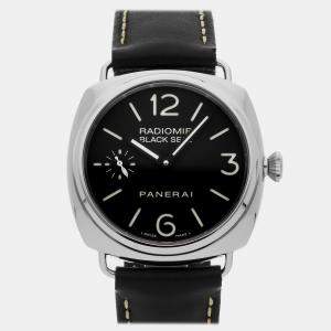 مملوكة مسبقًا Pre-Owned Panerai Luminor Power Reserve PAM 1090 Black Automatic Stainless Steel Men's Wristwatch 44 MM