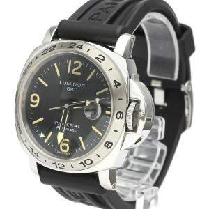 Panerai Black Stainless Steel Luminor PAM00023 Automatic Men's Wristwatch 44 MM