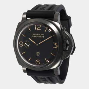 Panerai Black Titanium Luminor PAM00617 Manual Winding Men's Wristwatch 47 mm