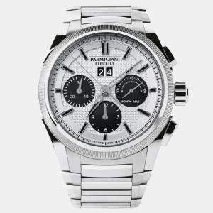 Parmigiani Fleurie Tonda GT PFC906 Automatic White Stainless Steel Men's Wristwatch 42 mm