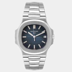Patek Philippe Blue 18K White Gold  Nautilus 5811-1G  Automatic Men's Wristwatch 41 mm