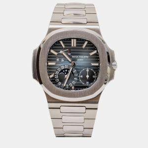 Patek Philippe Nautilus Moon Phase SS Watch 5712/1A Watch 40 mm