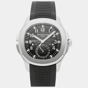 Patek Philippe Black Stainless Steel Aquanaut 5164A-001 Automatic Men's Wristwatch 40 mm