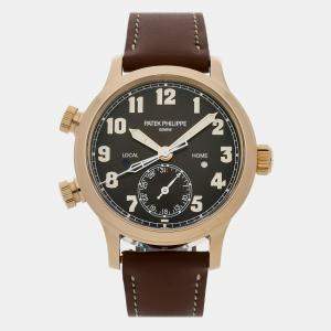 Pre-Owned Patek Philippe Calatrava Pilot Travel Time 7234R-001
